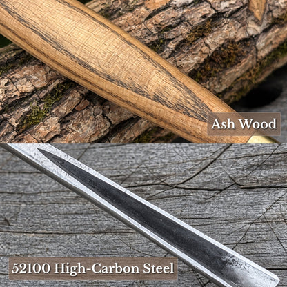 V-Parting Chisel 60 Degree, blade 6 mm (0.24 inches)