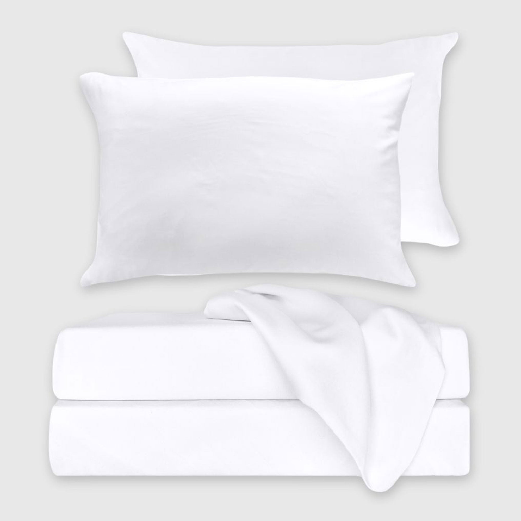 Bamboo Bed Sheet Set - White