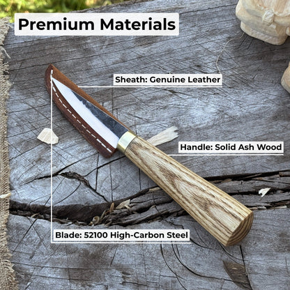 Whittling Sloyd Knife, 7.5 cm (2.95 inches)