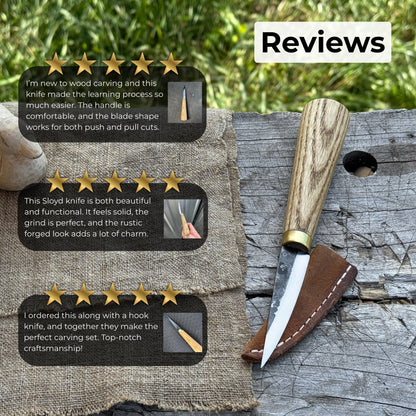 Whittling Sloyd Knife, 7.5 cm (2.95 inches)