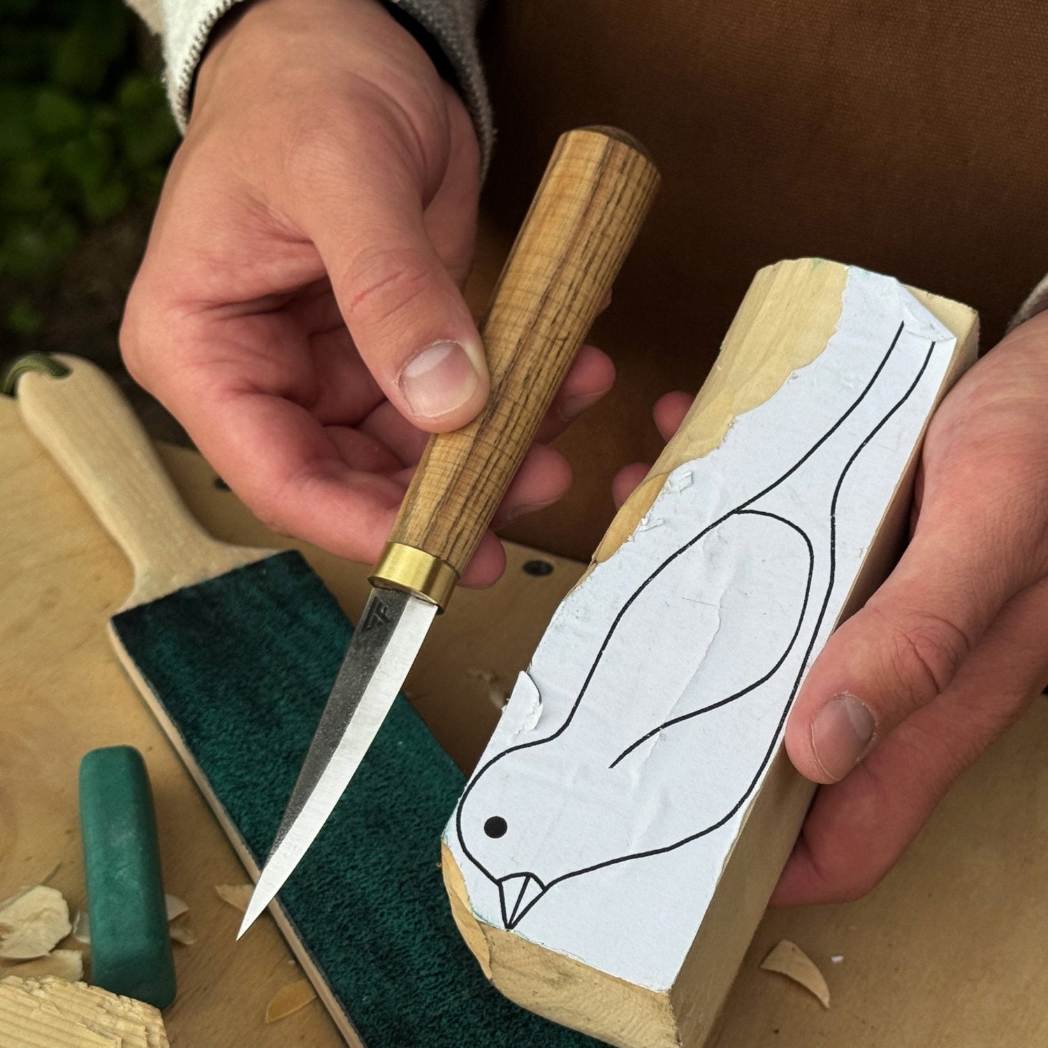 Whittling Sloyd Knife, 7.5 cm (2.95 inches)