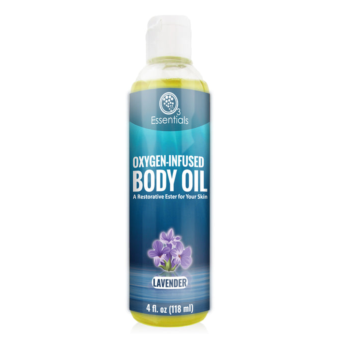 Oxygen-Infused Body Oil - Lavender 4oz (118ml)