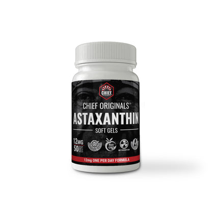 Astaxanthin 12mg 50 Softgels - Supports Joint, Skin &amp; Eye Health (6-Pack)