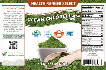 Clean Chlorella Powder (1300g 