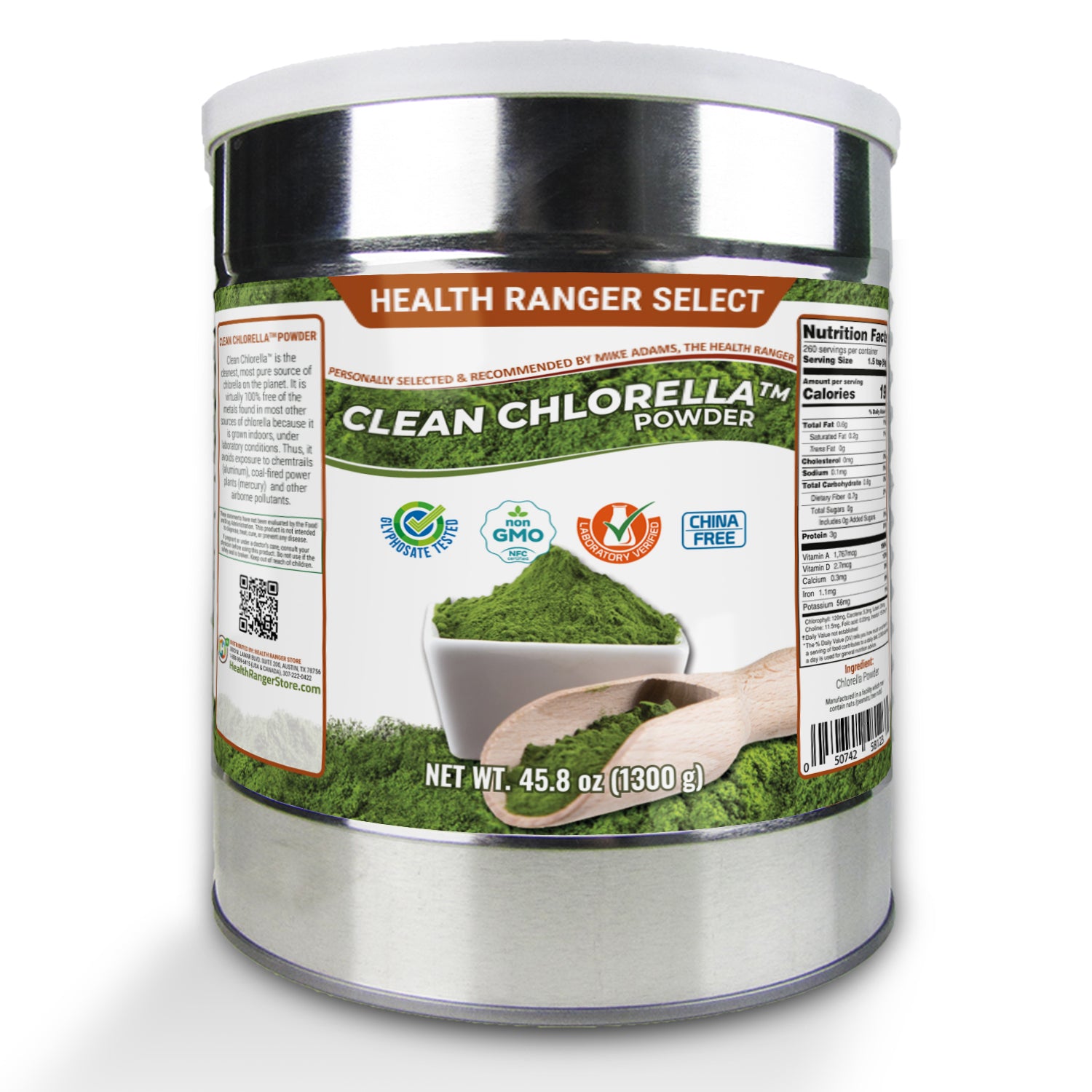 Clean Chlorella Powder (1300g 