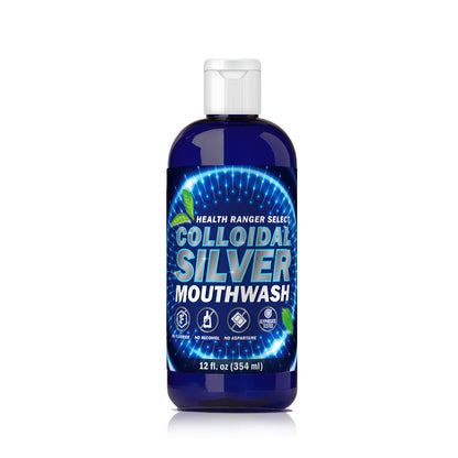 Colloidal Silver Mouthwash (Alcohol Free) 12oz (354ml)