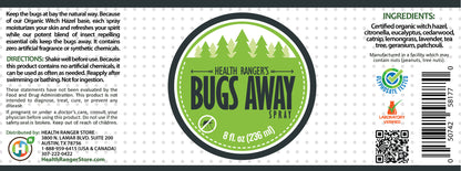 DEET-Free Bugs Away Spray 8 oz