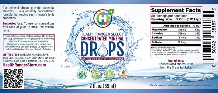 Concentrated Mineral Drops 2 fl oz (59ml) (3-Pack)