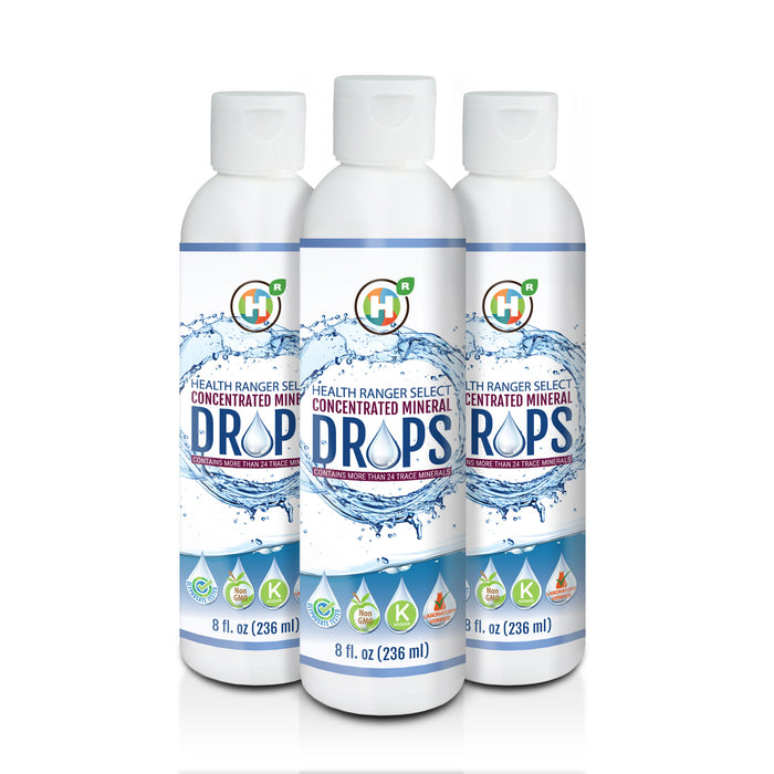 Concentrated Mineral Drops 8 fl oz (236ml) (3-Pack)
