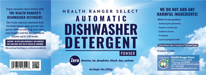 Automatic Dishwasher Detergent Powder 5lbs (2267g) (2-Pack)