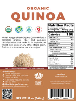 Organic Quinoa 12oz (340g)