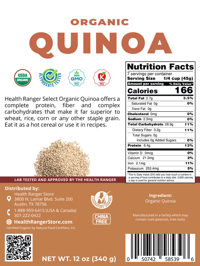 Organic Quinoa 12oz (340g) (3-Pack)