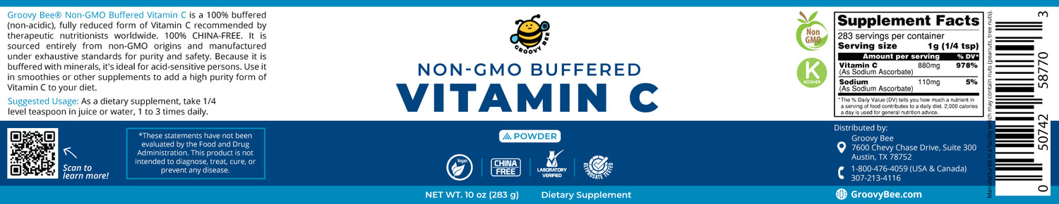 Vitamin C Buffered Powder (283g)