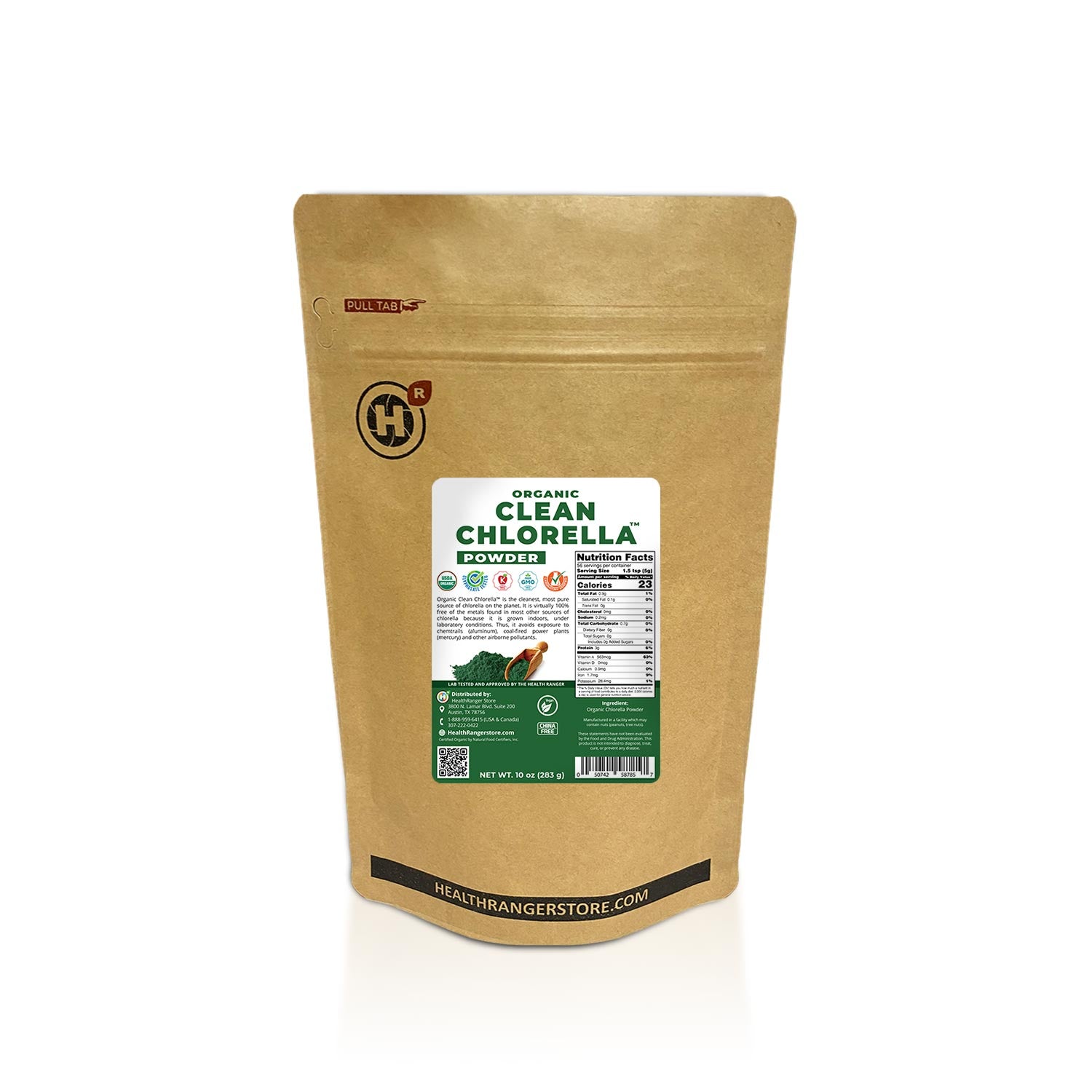 Organic Clean Chlorella Powder 10 oz (283g)