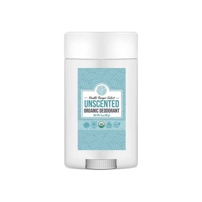 Organic Unscented Deodorant 3oz (90g) (3-Pack)