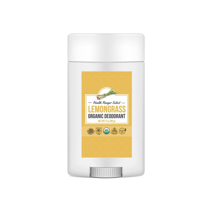 Organic Lemongrass Deodorant 3oz (90g) (6-Pack)