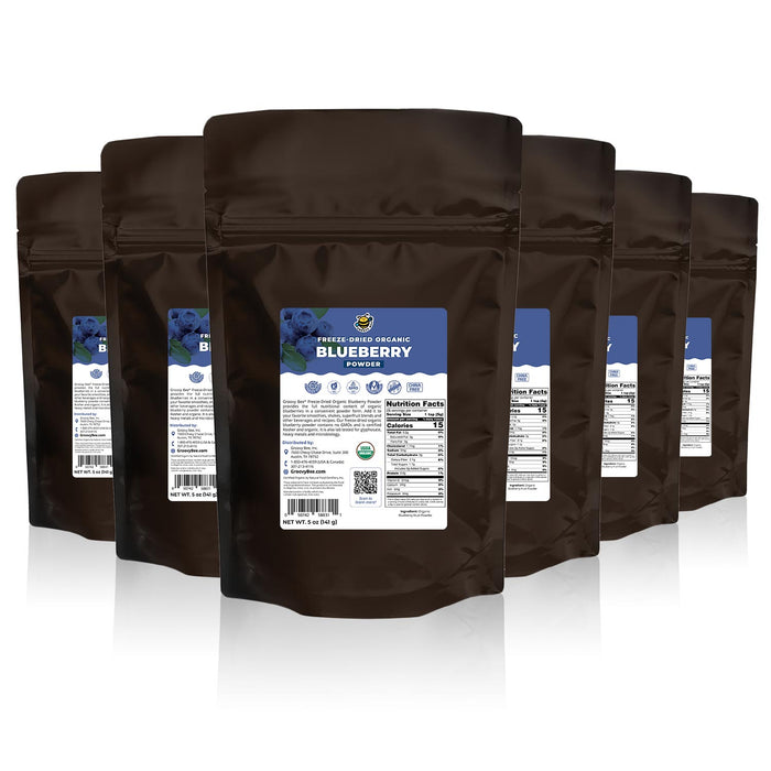 Freeze-Dried Organic Blueberry Powder 5oz (141g) (6-Pack)
