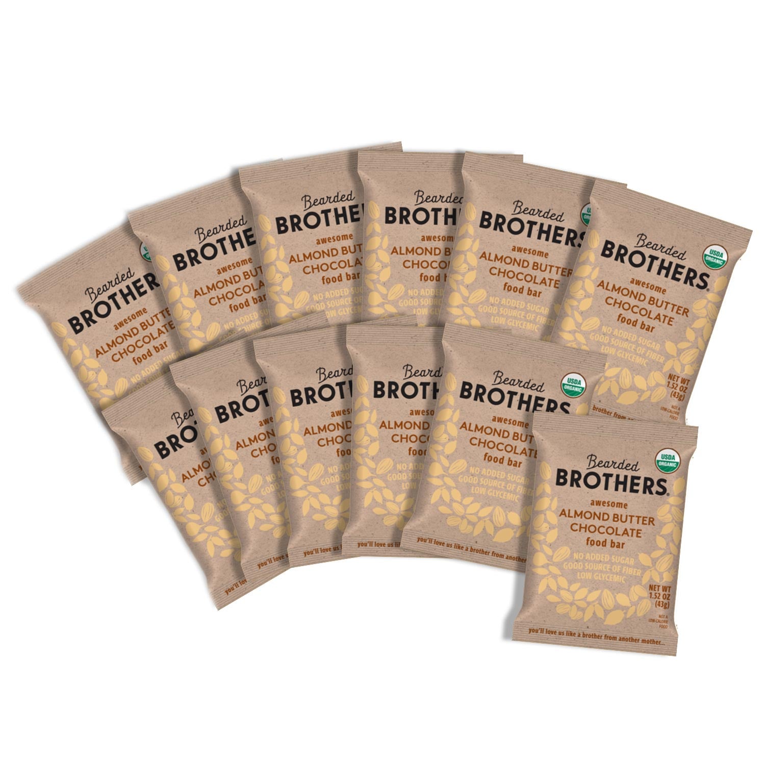Awesome Almond Butter Chocolate Energy Bars (12 Pack)