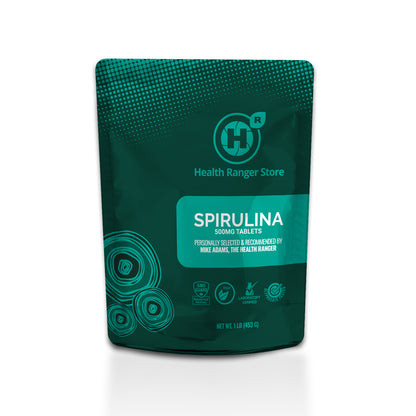 Health Ranger Select Spirulina 500mg Tablets 16oz (453g)