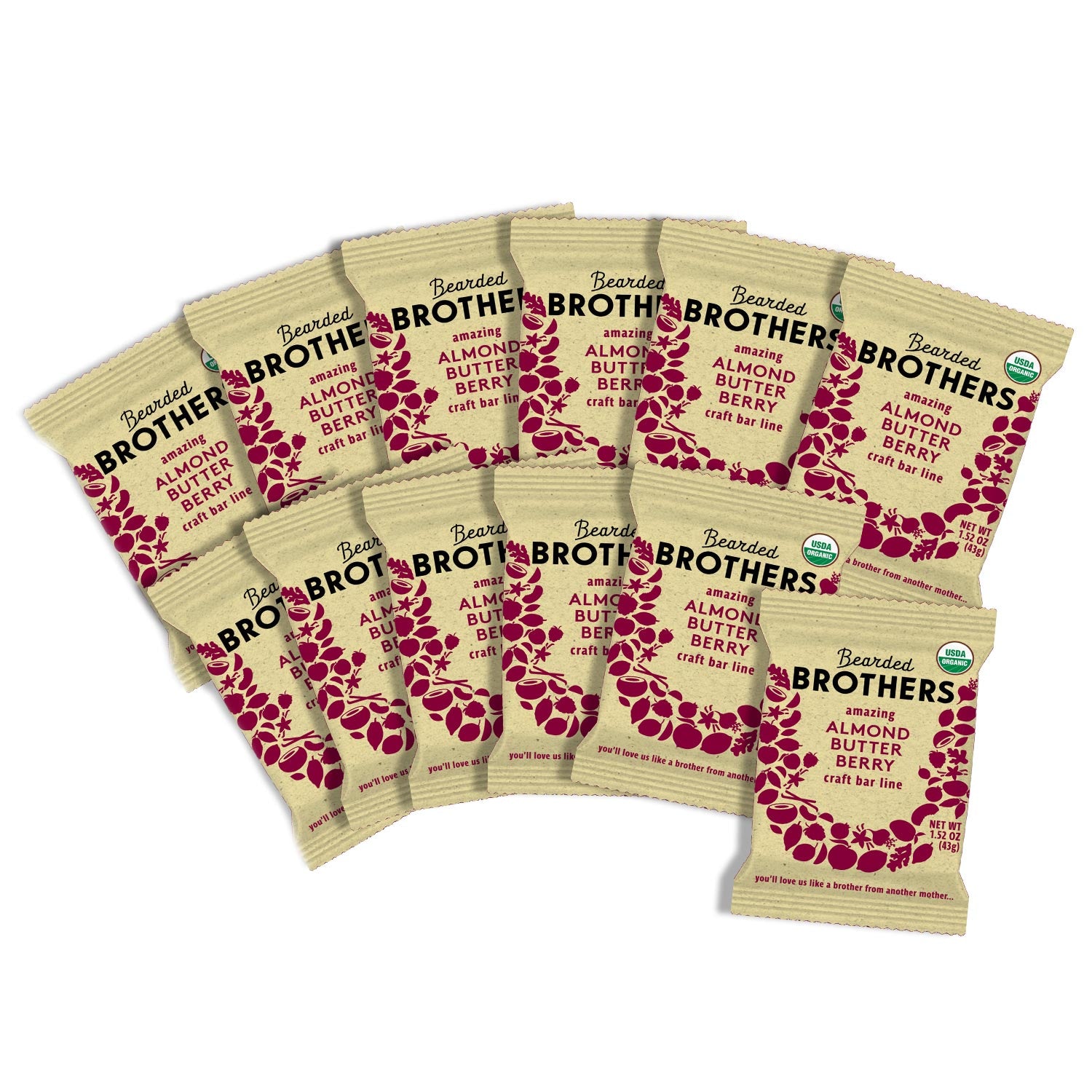 Amazing Almond Butter Berry Craft Bars (12 Pack)
