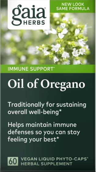 Gaia Herbs Oil Of Oregano 120 caps count (6-Pack)