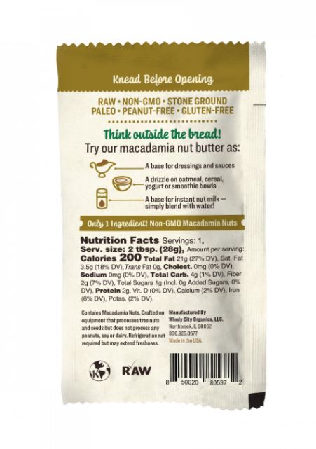 Dastony Stone Ground  Macadamia Nut Butter (12-Pack)