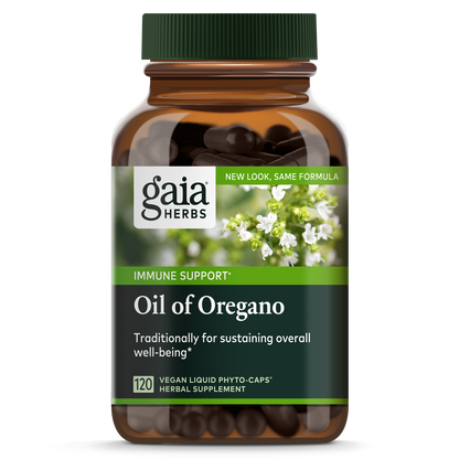 Gaia Herbs Oil Of Oregano 120 caps count (6-Pack)