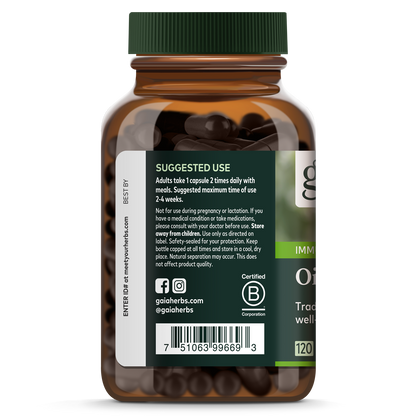 Gaia Herbs Oil Of Oregano 120 caps count (6-Pack)
