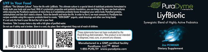 LiyfBiotic-Multi-Strain Probiotics 2oz