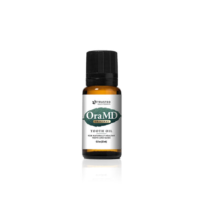 O3 Ozone-Infused Oil Pulling Solution 8oz (with Organic Coconut Oil and Organic Peppermint) + OraMD - The Mouth Doctor