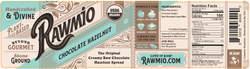 Rawmio Hazelnut - Beyond Gourmet Creamy Raw Chocolate Hazelnut Spread 6oz