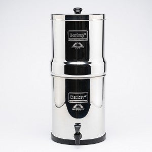 Big Berkey Stainless Steel Water Filtration System with 2 Black Berkey Filters (Great For 1-4 People: 2.1 Gallons capacity)