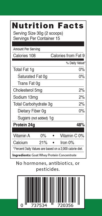 Grazing Goat Whey Protein 450g