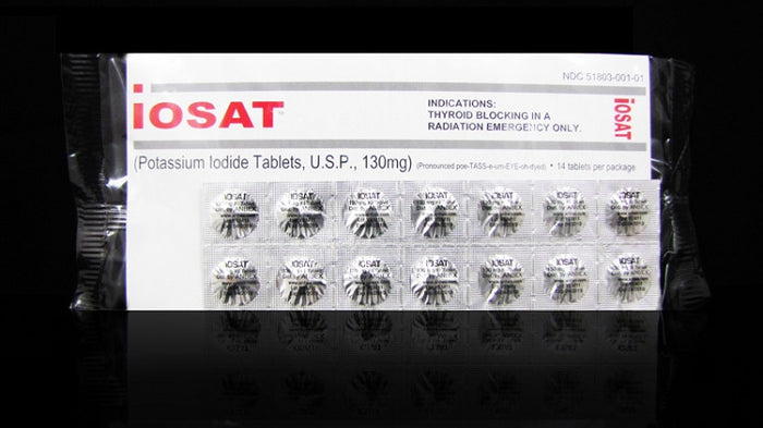 iOSAT Potassium Iodide Tablets 130 mg (FDA approved)